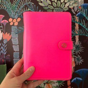 The Original in Fluoro Pink Personal Filofax